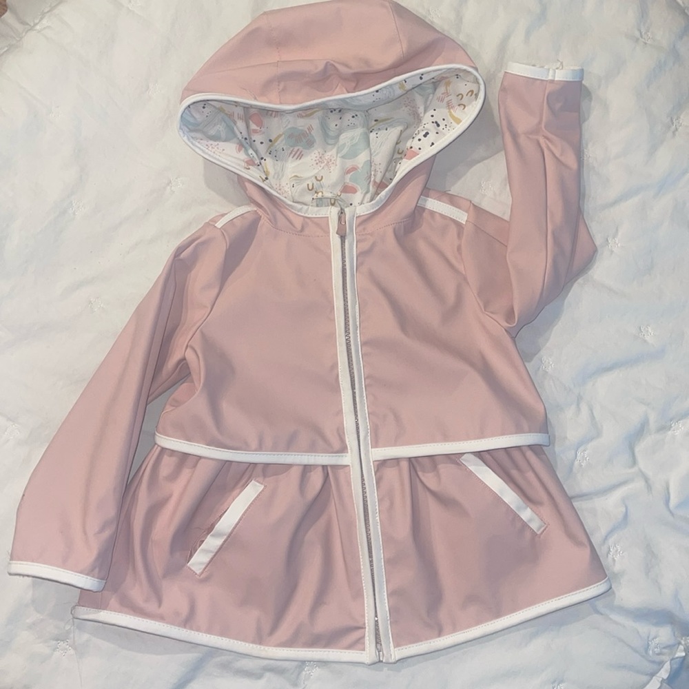 24m girl light weight rain coat